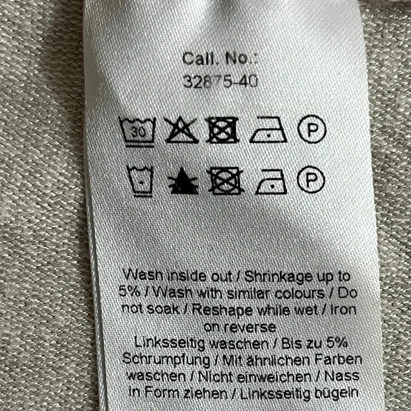 Soyaconcept Mock Button Back Viscose Blend Long Sleeve T-Shirt, Size XS NWOT - Picture 6 of 7